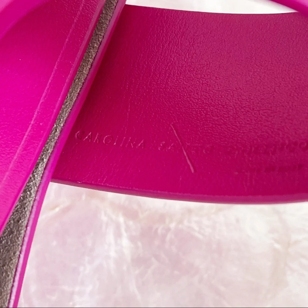 Carolina Santo Domingo Bright Pink Mini Tote Bag - Picture 4 of 14